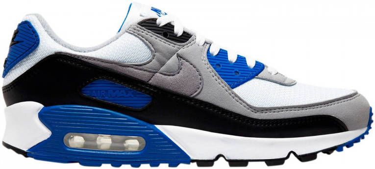 Nike Air Max 90 sneakers wit grijs kobaltblauw