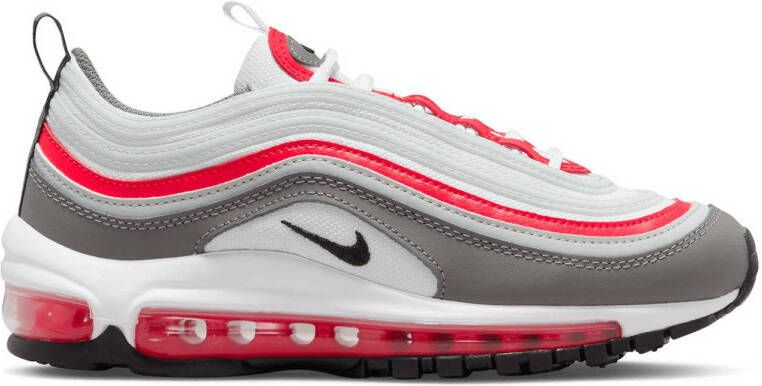Nike Air Max 97 (GS) sneakers wit zilver rood