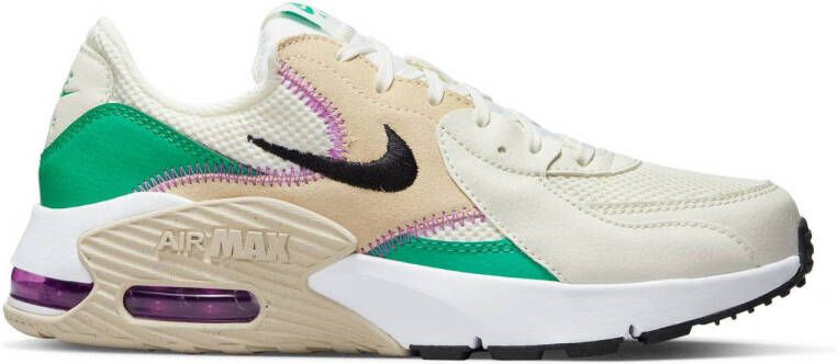 Nike Air Max Excee sneakers wit beige zwart groen paars