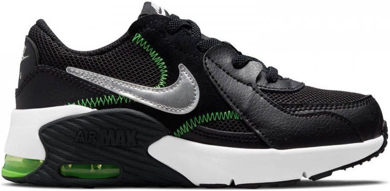 Nike Air Max Excee sneakers zwart zilvergrijs groen - Schoenen.nl