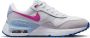 Nike Air Max Systm sneakers wit fuchsia lichtblauw - Thumbnail 1