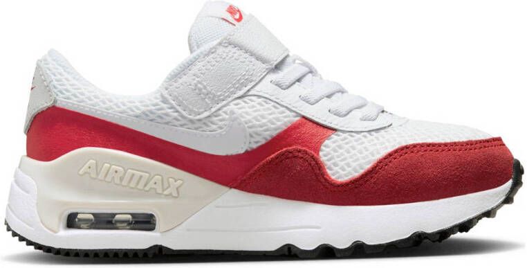 Nike Air Max Systm sneakers wit rood