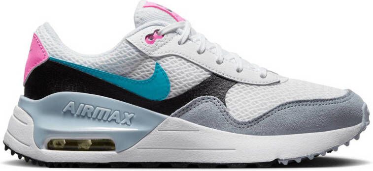 Nike Air Max Systm sneakers wit roze turquoise blauw