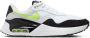 Nike Air Max System Sneakers Heren White Black Volt Pure Platinum - Thumbnail 1
