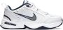 Nike Air Monarch IV fitness schoenen wit zilver metallic - Thumbnail 1