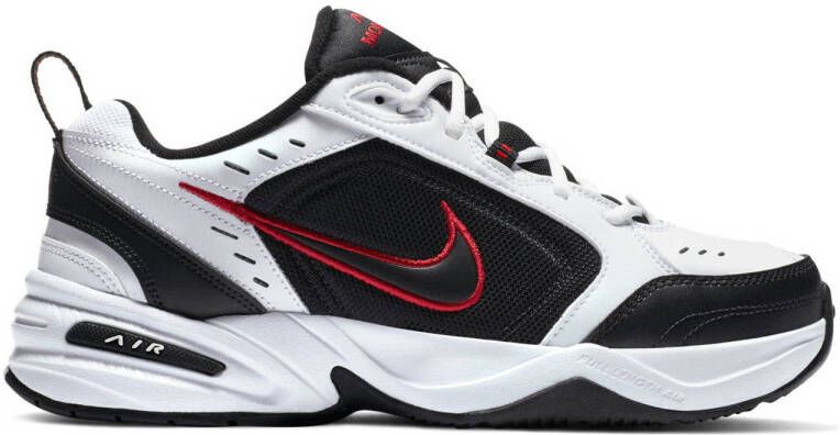 Nike chunky air monarch iv sneakers zwart wit heren