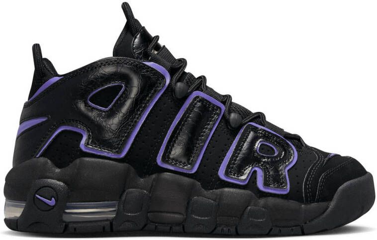 Nike Air More Uptempo Limited Edition Zwart Paars Unisex LET OP! Doos Zonder Deksel