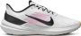 Nike Air Windflo 9 hardloopschoenen wit zwart roze - Thumbnail 1