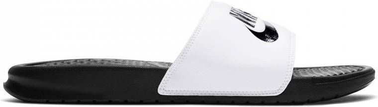 Nike Benassi JDI slippers wit zwart