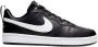 Nike Court Borough Low 2 (GS) leren sneakers zwart wit - Thumbnail 2
