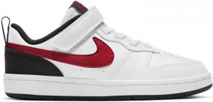 Nike Court Borough Low 2 (GS) sneakers wit rood zwart