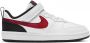Nike Court Borough Low 2 (GS) sneakers wit rood zwart - Thumbnail 1