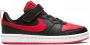 Nike court borough low 2 sneakers zwart rood kinderen - Thumbnail 1