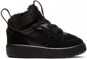 Nike Court Borough Mid 2 Boots voor baby's peuters Zwart