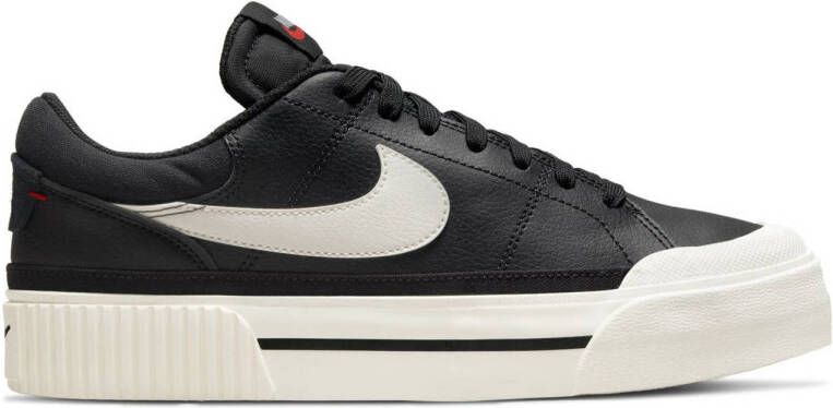 Nike Court Legacy Lift sneakers zwart wit