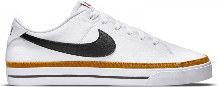 Nike Court Legacy Next Nature sneakers wit zwart oker