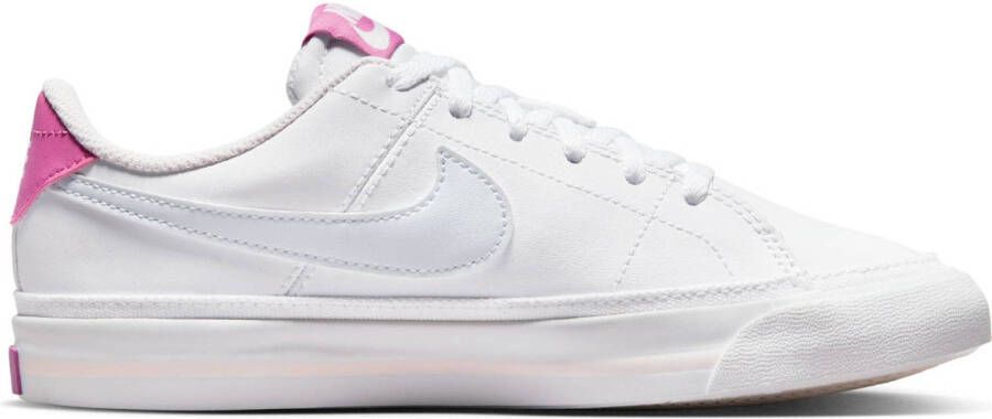 Nike Court Legacy sneakers wit roze