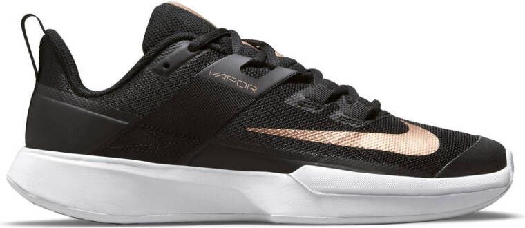 Nike Court Vapor Lite Schoenen Black Metalic Red Bronze White Dames