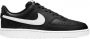 Nike Court Vision Low Sneakers Black White-Photon Dust - Thumbnail 22