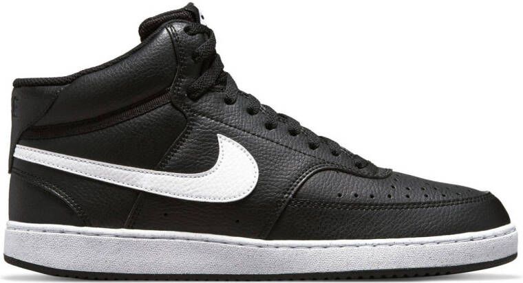 Nike Court Vision Mid Next Nature sneakers zwart wit