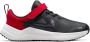 Nike Downshifter 12 Next Nature hardloopschoenen antraciet grijs rood kids - Thumbnail 1