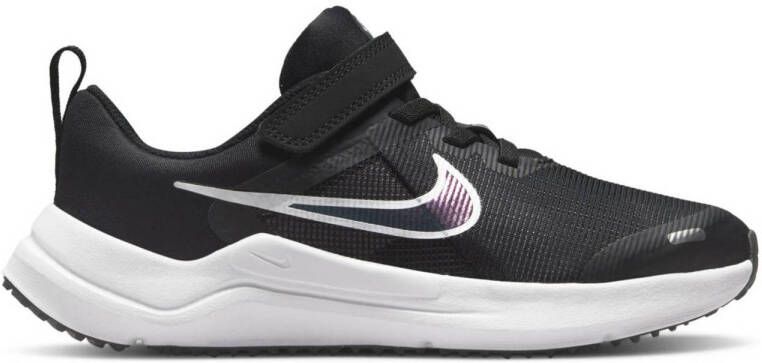 Nike Downshifter 12 NN PSV Sneakers Kinderen Black White Dk Smoke Grey