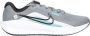 Nike Downshifter 13 hardloopschoenen grijs zwart aqua - Thumbnail 1