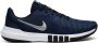 Nike Flex Control 4 fitness schoenen donkerblauw zilver - Thumbnail 1