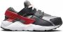 Nike Huarache Run sneakers grijs rood - Thumbnail 1