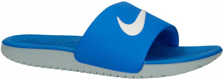Nike Kawa badslippers kobaltblauw wit