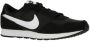 Nike Zwarte Textiele Sportschoenen oor Dames Black Dames - Thumbnail 2