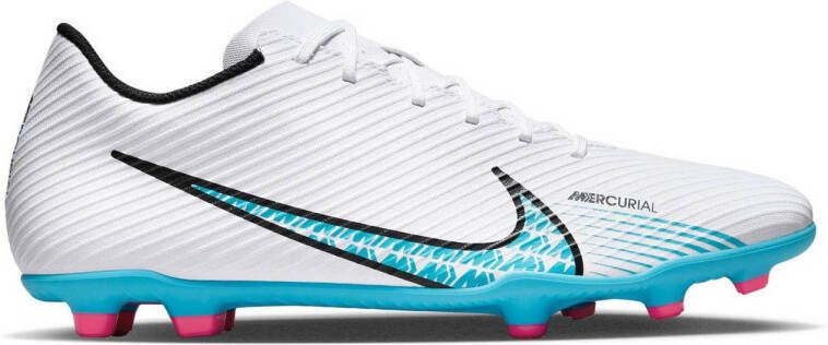 Nike Mercurial Vapor 15 club FG MG Sr. voetbalschoenen zwart grijs geel