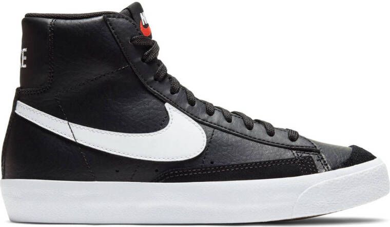 Nike Blazer Mid '77 Kinderschoenen Black White Team Orange Sail Kind