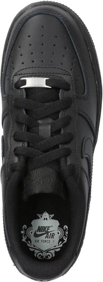 Nike Kids Air Force 1 Gs Low Black Black Black Shoes grade school 314192 009 - Foto 3