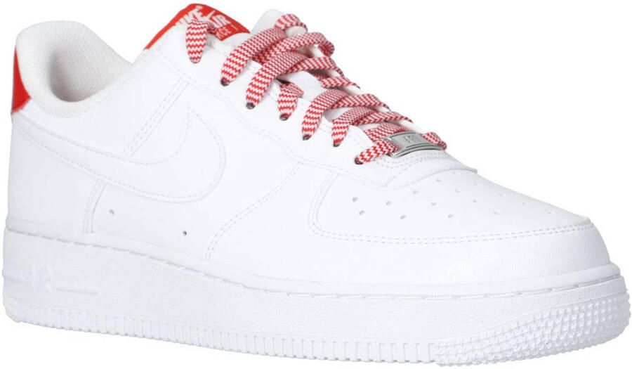 Nike Air Force Dames Schoenen Wit Maat: 37.5 Mesh Synthetisch Foot Locker