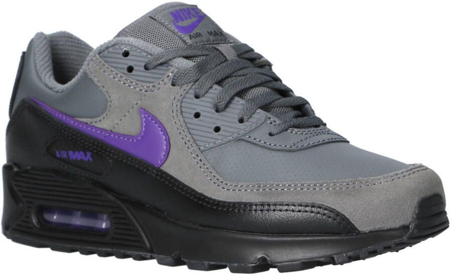 Nike Air Max 90 Sneakers Heren Grijs Mesh Synthetisch
