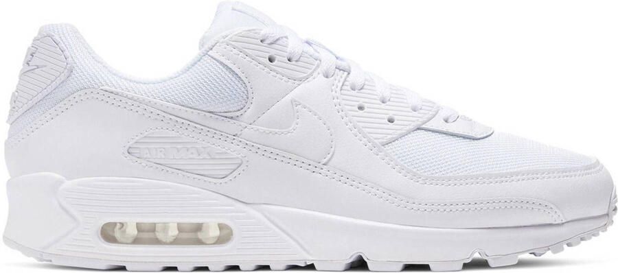 Nike Air Max 90 Running Schoenen white white white wolf grey maat: 39 beschikbare maaten:41 42.5 39 40 44.5 45 46 40.5 47.5 45.5 47 38.5
