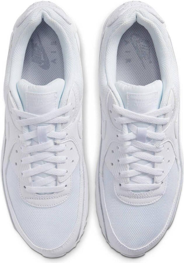 Nike Air Max 90 Running Schoenen white white white wolf grey maat: 39 beschikbare maaten:41 42.5 39 40 44.5 45 46 40.5 47.5 45.5 47 38.5