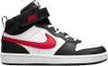 Nike Court Borough Mid 2 leren sneakers wit rood zwart Leer - Wit
