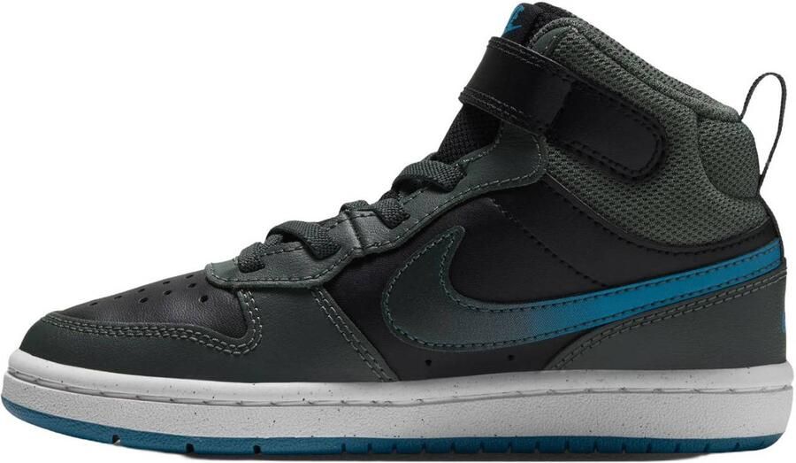 Nike Court Borough Mid 2 sneakers groen blauw zwart - Foto 3