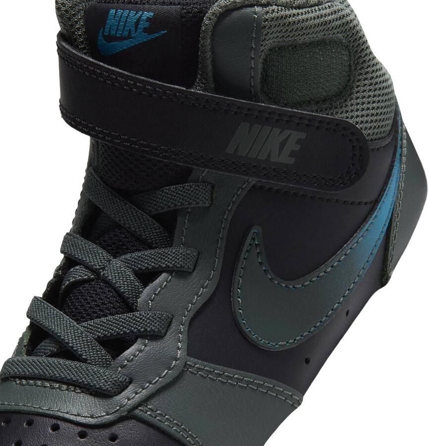 Nike Court Borough Mid 2 sneakers groen blauw zwart - Foto 2