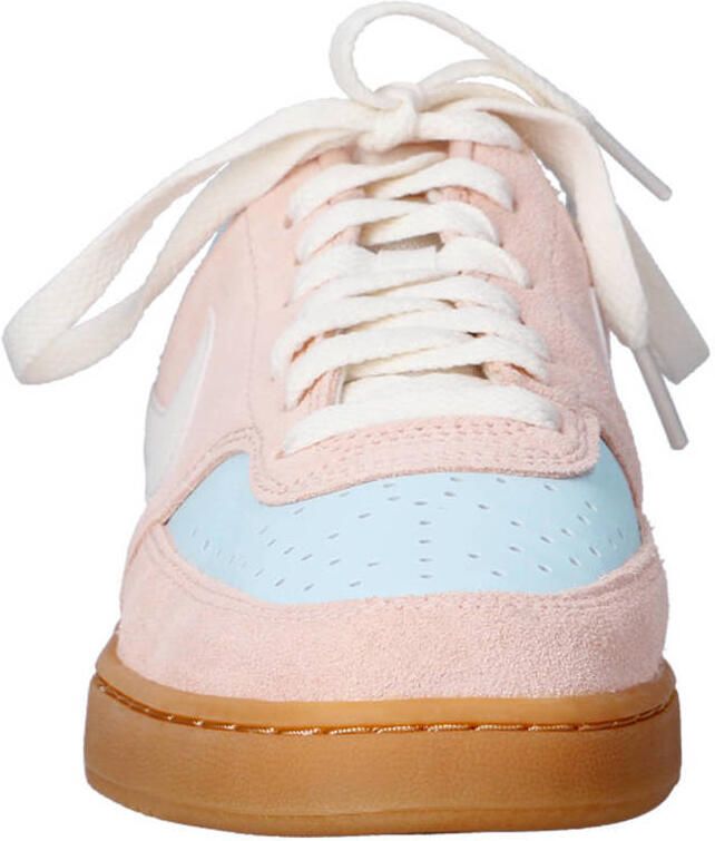 Nike Court Vision Low sneakers roze lichtblauw ecru - Foto 2