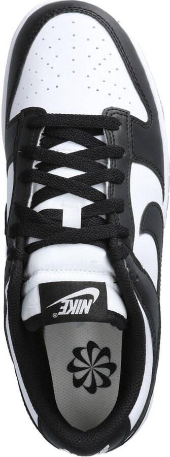 Nike Kinder Sneakers Dunk Low BG Panda Wit Zwart 35 5 EU Klassieke lage sneakers perfecte balans tussen retro stijl en dagelijks comfort. Gemaakt van natuurlijk leer - Foto 3