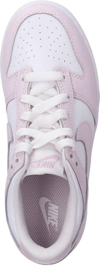 Nike Dunk Low sneakers wit lichtroze - Foto 3