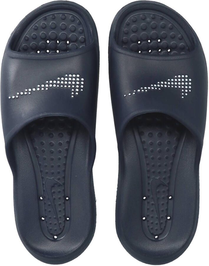 Nike Victori Slippers en Sandalen Heren Blauw Mesh Synthetisch