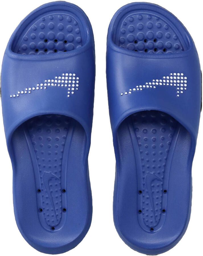 Nike Victori Slippers en Sandalen Heren Blauw Mesh Synthetisch
