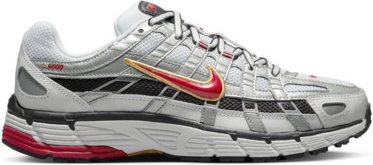 Nike P-6000 sneaker wit rood grijs zwart