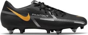 Nike Phantom GT2 Academy FG Pro Anti-Clog voetbalschoenen zwart grijs goud