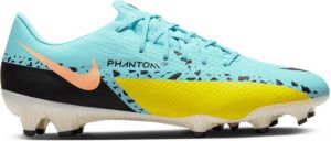 Nike Phantom GT2 Academy FG MG Sr. voetbalschoenen lichtblauw zwart geel