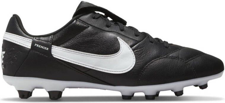 Nike Premier 3 low top voetbalschoenen (stevige ondergrond) Zwart